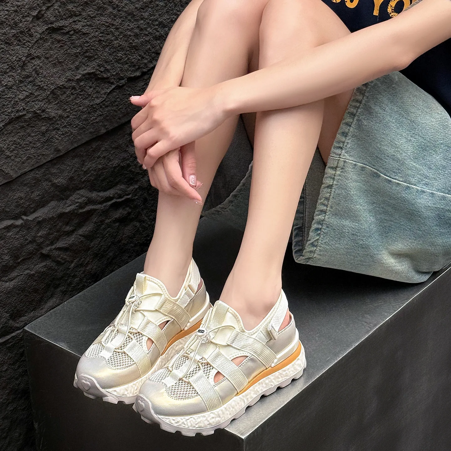 

Высококачественные модные женские туфли без каблука с круглым носком, повседневные дышащие слипоны для улицы, женские туфли Мэри Джейн