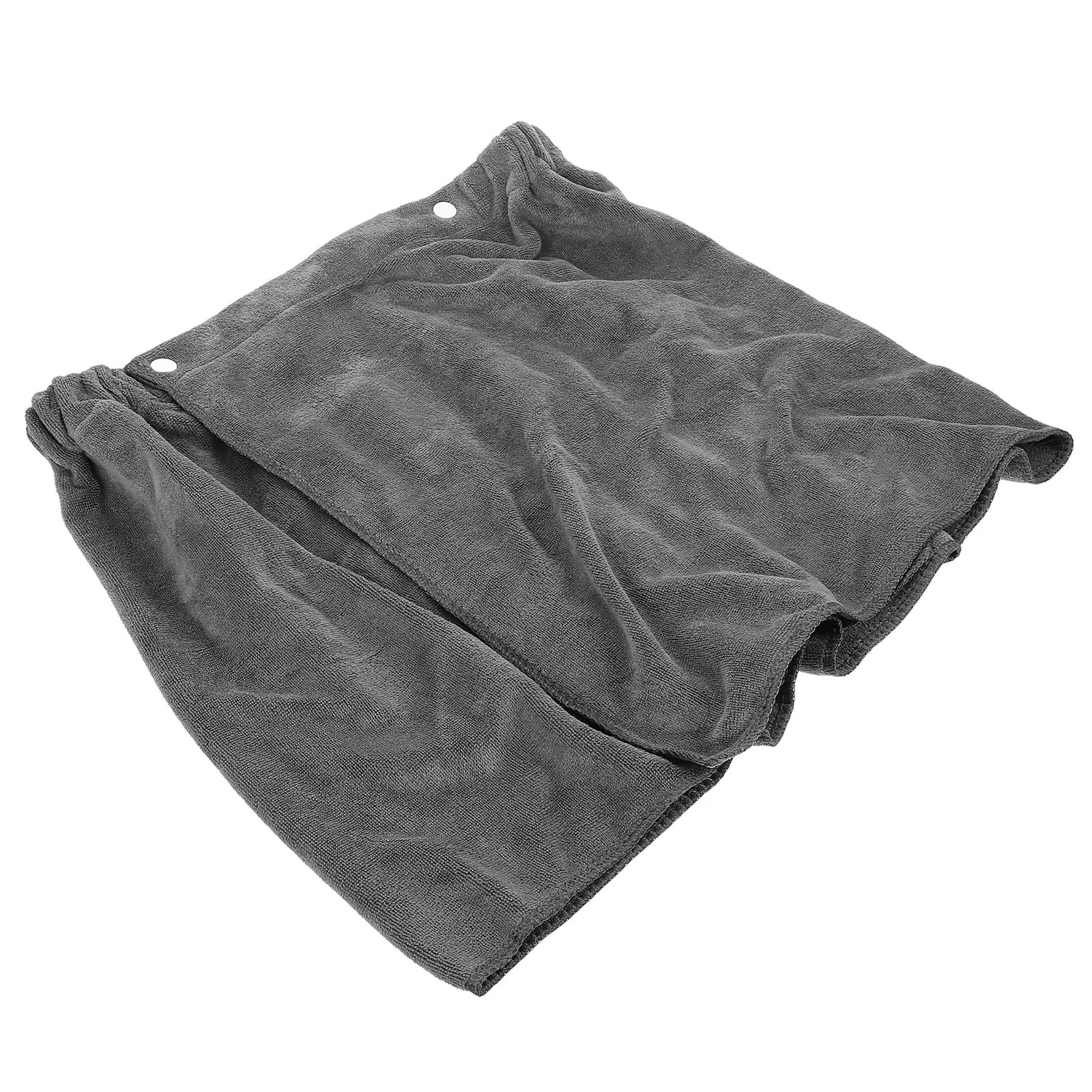 

Men Bath Towel 40x150 Grey Wearable Absorbent Fiber Quick Dry Soft Lightweight Durable Male Shower Body Spa Towel