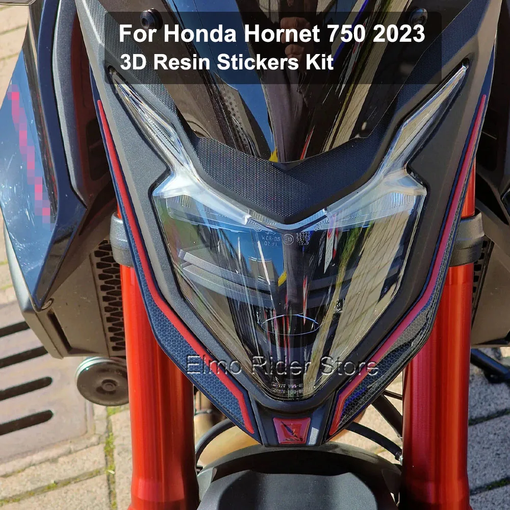 

For Honda Hornet 750 2023 Motorcycle 3D Gel Resin Tank Pad Protective Stickers Scratch-Resistant Full Protection