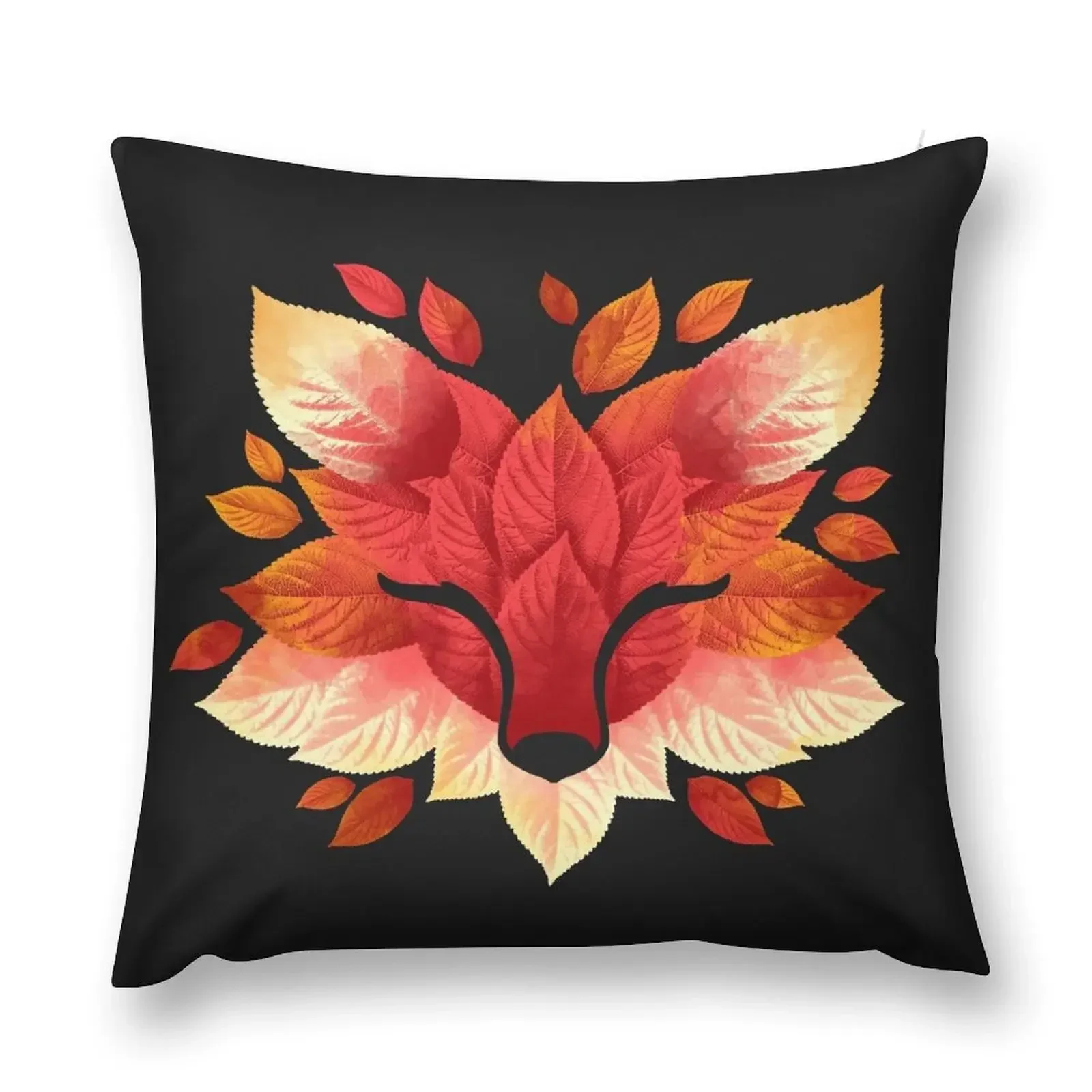 

Fox of leaves Throw Pillow home decor items Sofa Cushions luxury decor Cushion Cover Set pillow