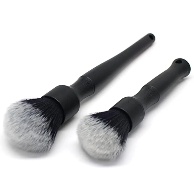 Ultra-Soft Car Detailing Brush Super Soft Auto Interior Detail Brush synthetic boars hair  for cars seat leather cleaning