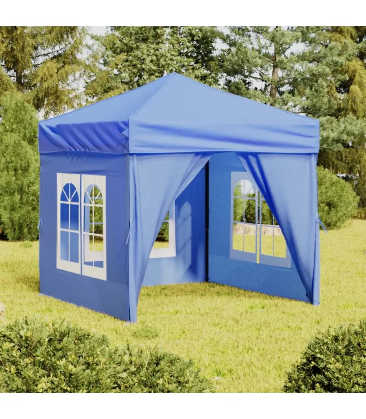 2x2 m Blue side wall folding party tent and gazebos