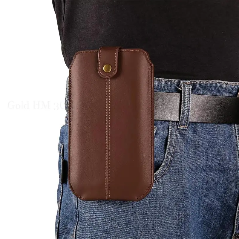 Cases Leather Pouches For Doro 8110 8100 1380 5860 Belt Back Card Wallet Case For Doro 7000H 780X 730X 5517 1372 1362 Waist Bag