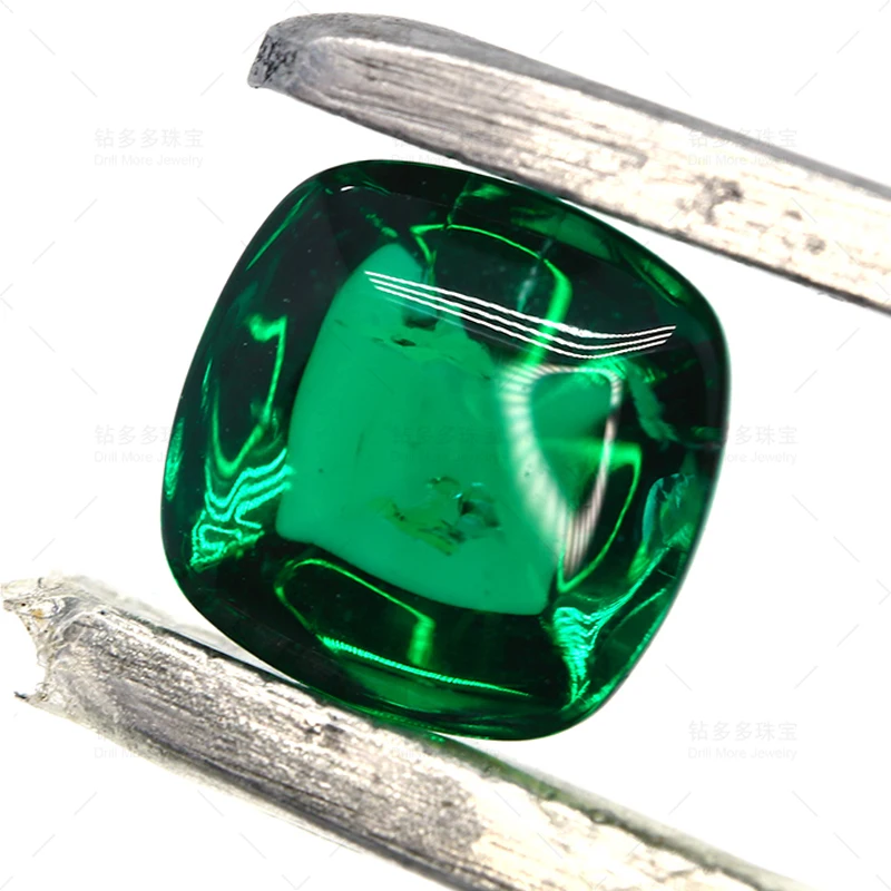 

Lab Grown Columbia Emerald Emerald Cut for Jewelry Making DIY Ring Necklace Earrings Main Materials Selectable Certificate