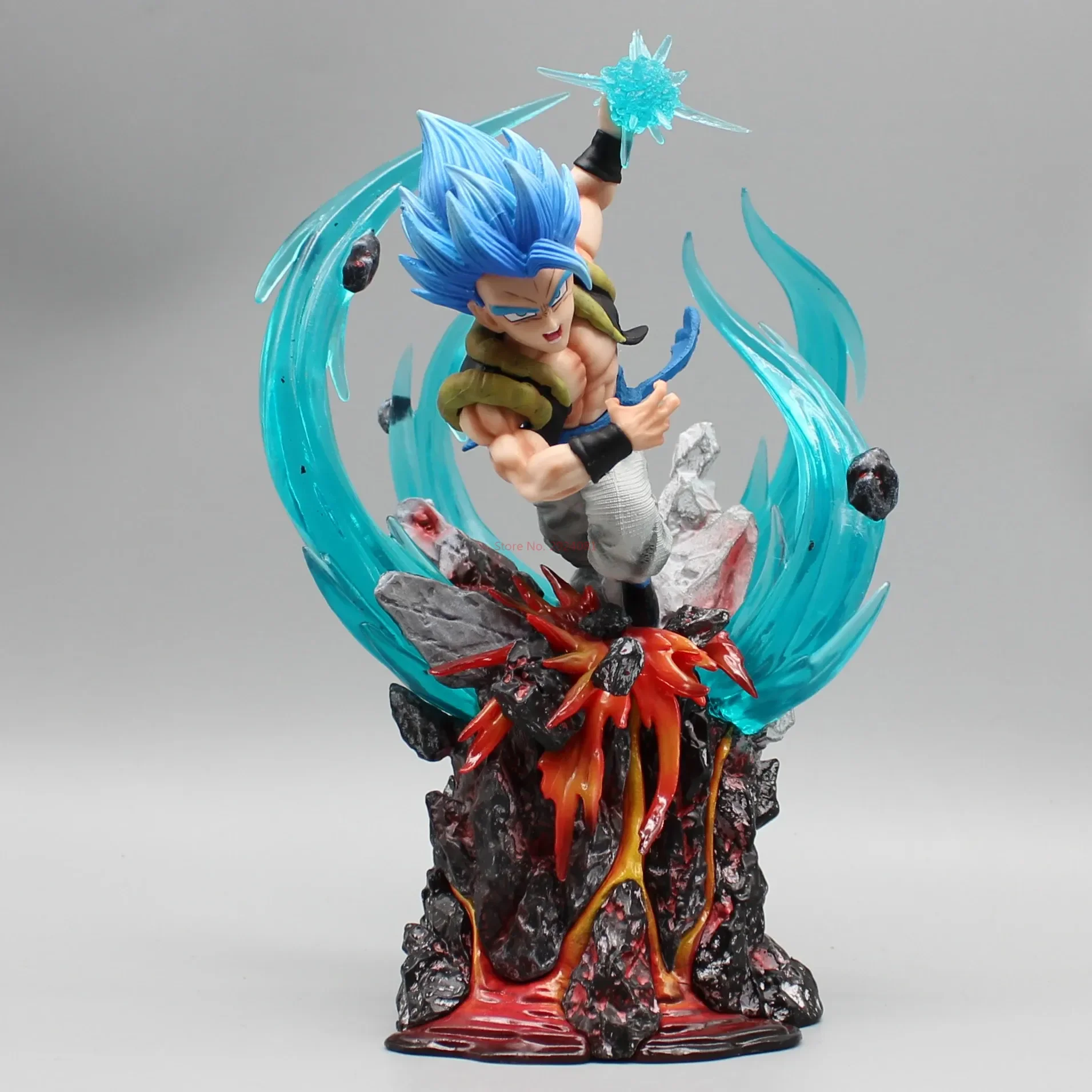 Gk Dragon Ball Gogeta Vs. Brolly Resonance Series Battle Scene Hand-Made Model Ornaments Can Be Collected Around Models.