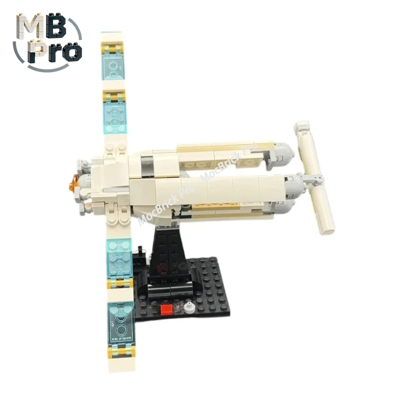 

Конструктор MOC: Космический спутник-зонд, футуристический межзвездный корабль, модель из кирпичиков, подарочный набор