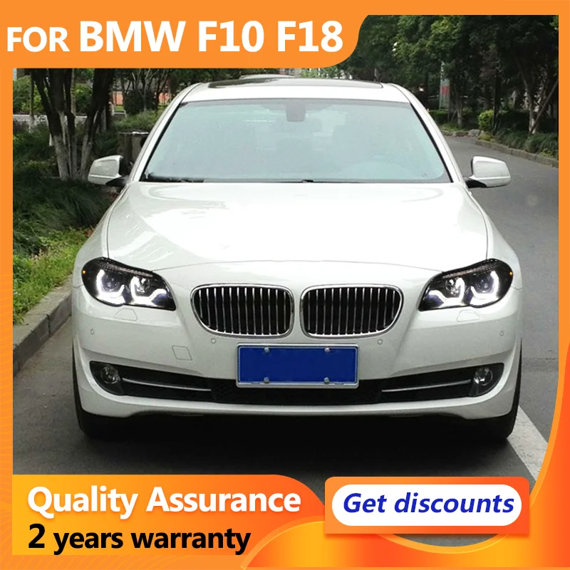 

2PCS LED Headlight For BMW F10 F18 2010-2017 headlights M5 520i 520d 530i 530d LED Lights Car Accessories BMW F10 F18 Head lamp
