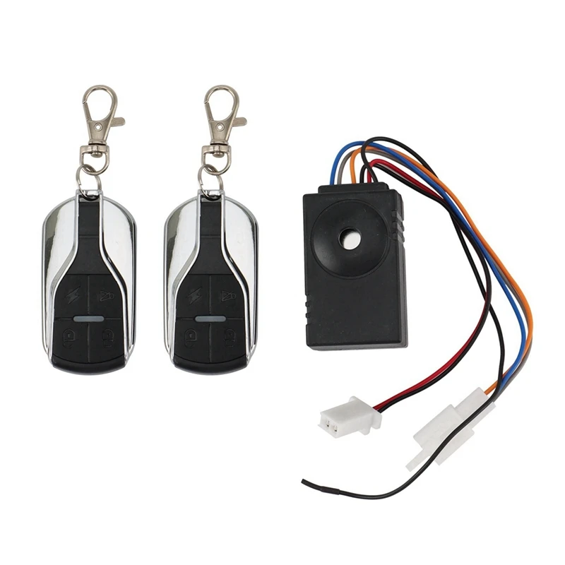 3X Ebike Alarm System 36V 48V 60V 72V with Two Switch for Electric Bicycle/Scooter Ebike/Brushless Controller