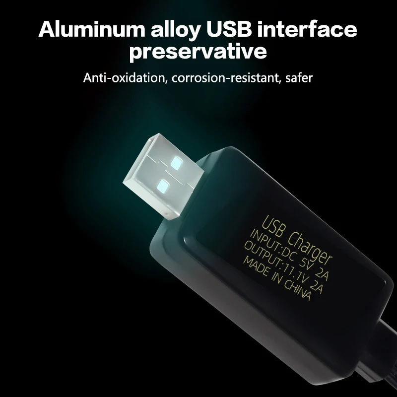 11.1V 3S Li-ion Battery Charger with Balance And Protective Light USB Charger for Rechargeable Batteries