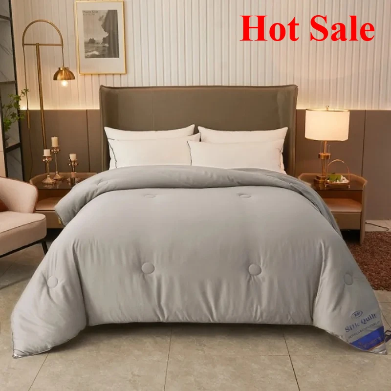Hotel quilt core spring autumn and summer quilt homestay home student silk quilt core single double