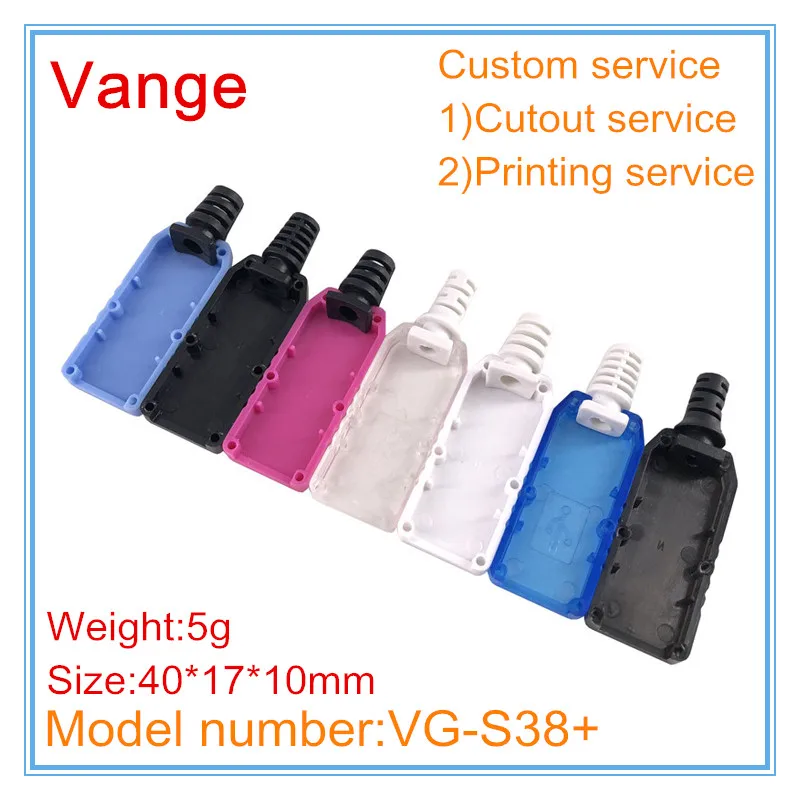 4pcs Vange USB project box 40*17*10mm ABS plastic junction box diy
