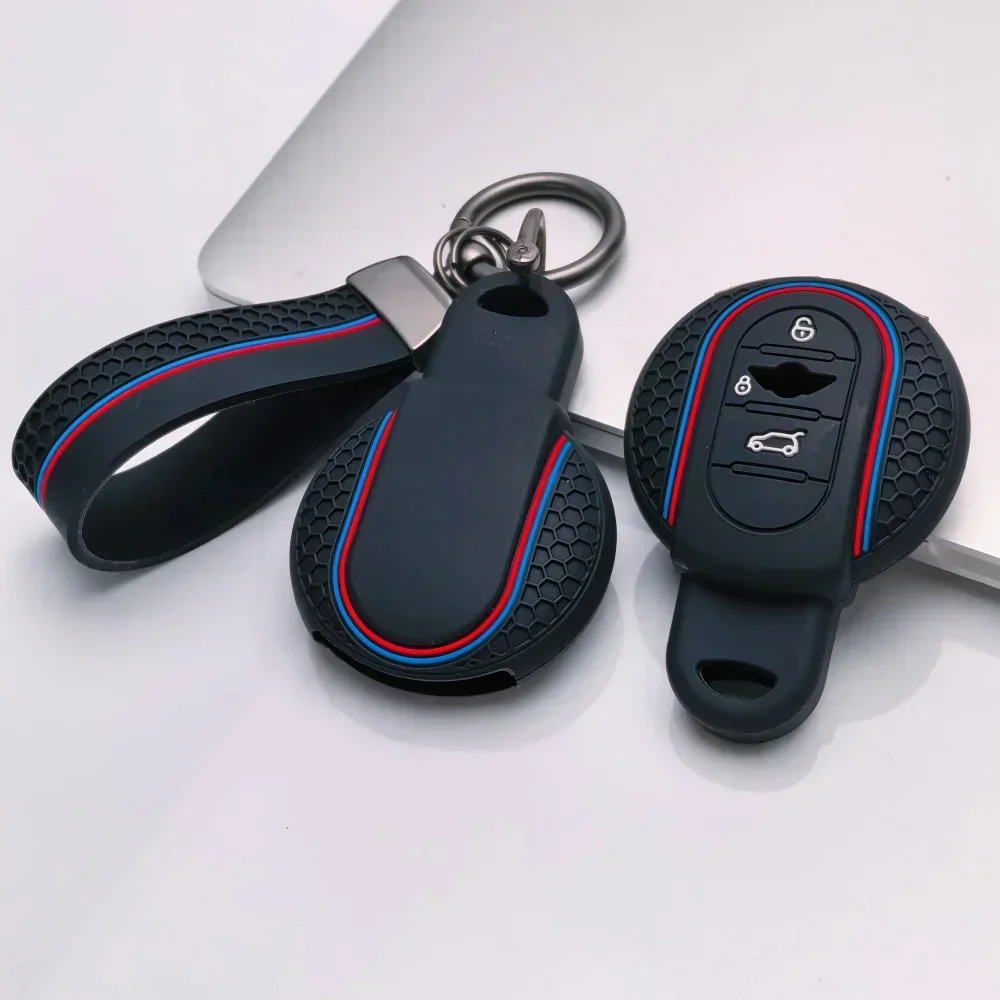 Silicone Key Fob Cover Key protection Case for BMW MINI COOPER S ONE JCW F54 F55 F56 F57 F60 CLUBMAN COUNTRYMAN