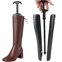 1PCS Practical Boots Plastic Stand Holder With Handle Womens Boot Shoe Tree Stretcher Long Shaper Long Boot Support Shoe Holder
