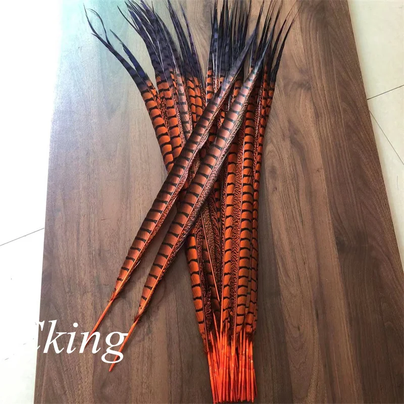 Imagem -02 - Lady Amherst Penas de Faisão Longas Extensões Decoração Acessórios do Casamento Decoração de Carnaval para Roupas 10 Pcs por Lote Natural