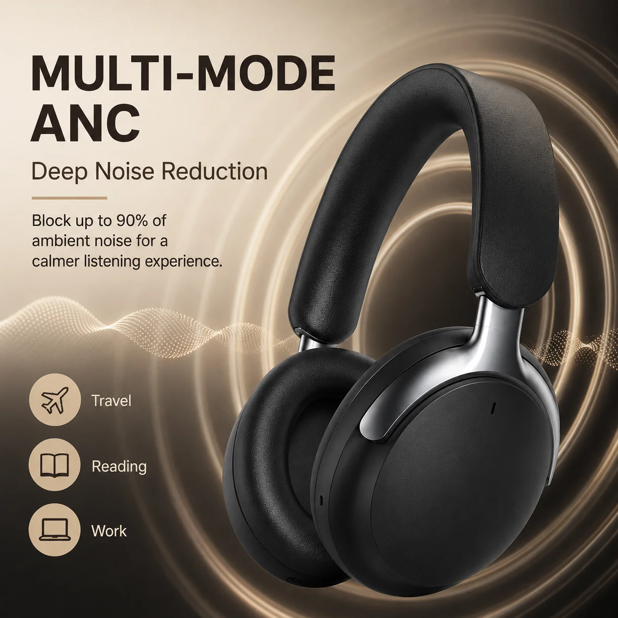 ANC 헤드폰 블루투스 5.4 오버이어 무선 헤드셋 4 - Anc Wireless Over Ear Headphones 리뷰 및 가격