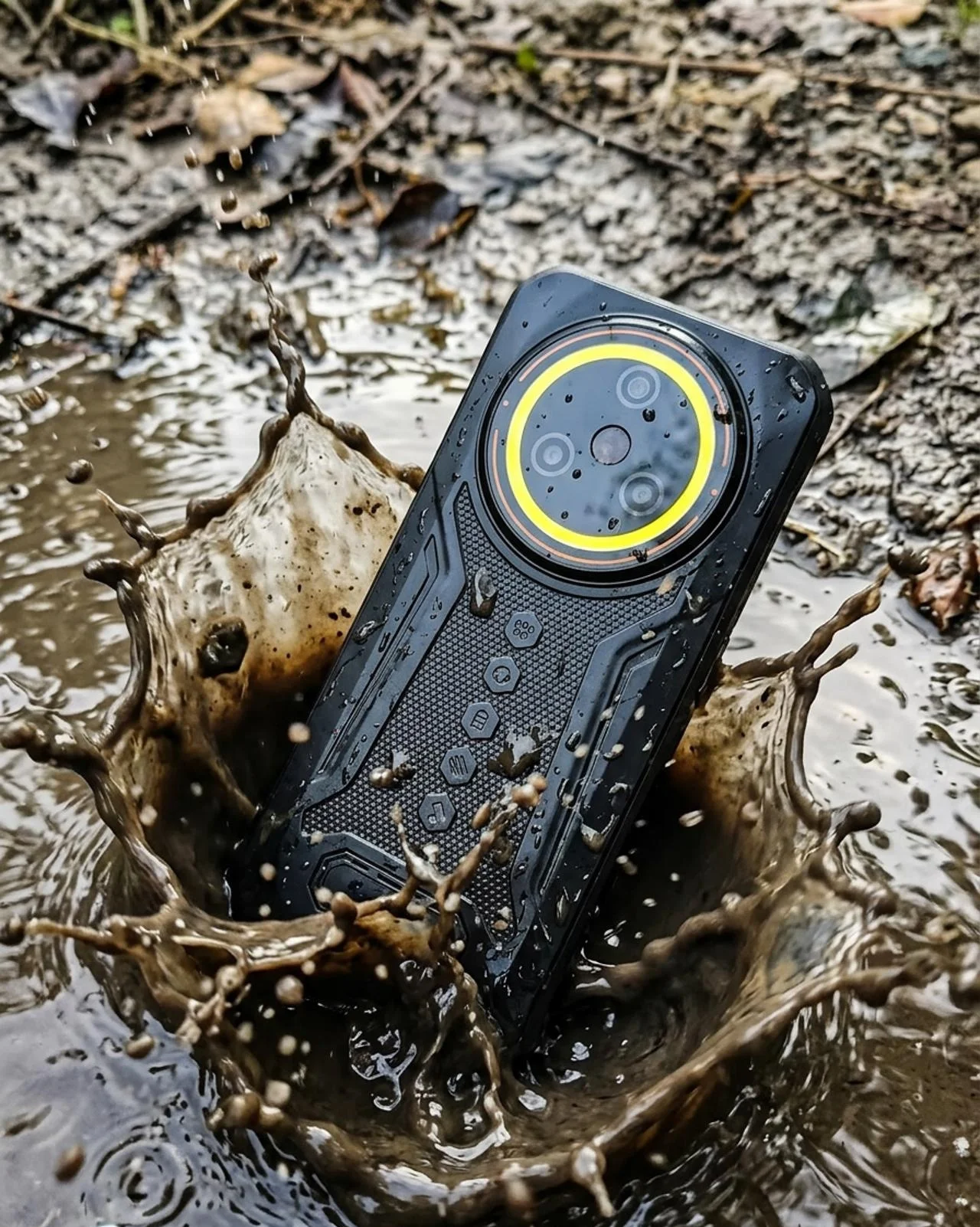 RunGee Rugged Smartphone with Night Vision, 9000mAh Battery, android14, 8GB+256GB, IP68 Waterproof, NFC, 4G Dual SIM