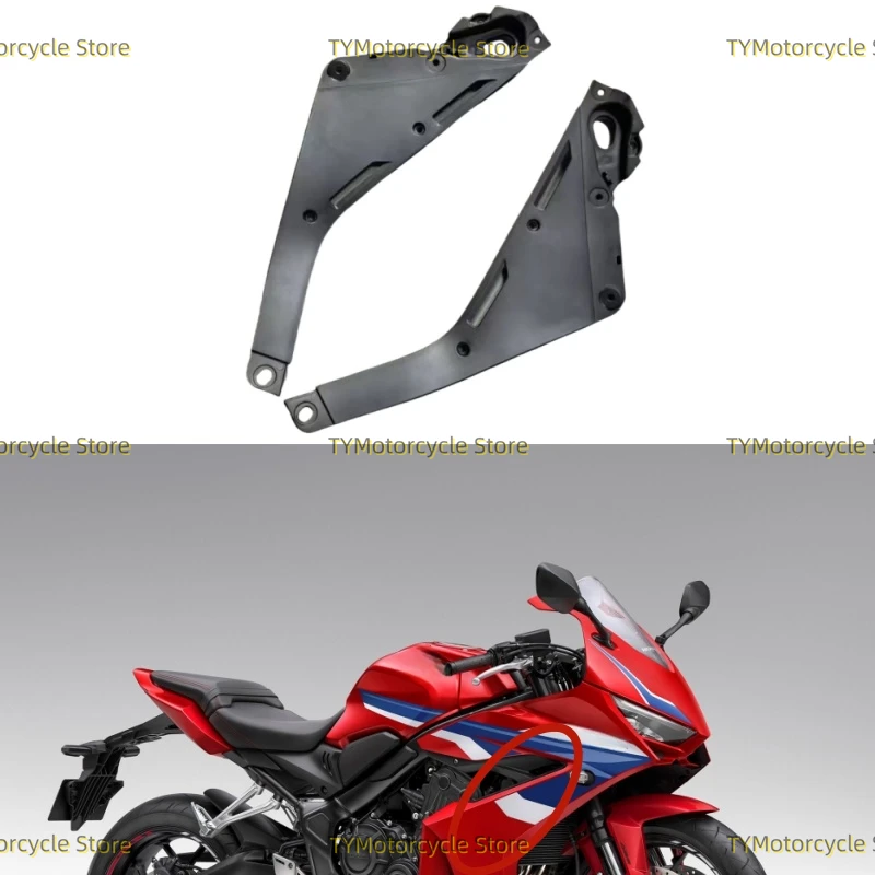 

Мотоциклетная левая и правая боковая накладка, внутренняя крышка, заполняющий обтекатель, панель, подходит для Honda CBR650R 2024 2025