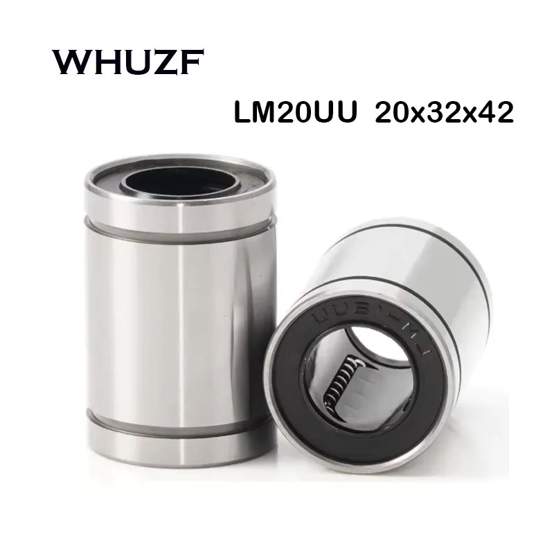 레일 WFLYU Kande Bearings 4PCS LM20UU cnc Linear Bearing  20*32*42mm LM20 UU Linear Bearing LM20 LM20UU impresora 3d Parts