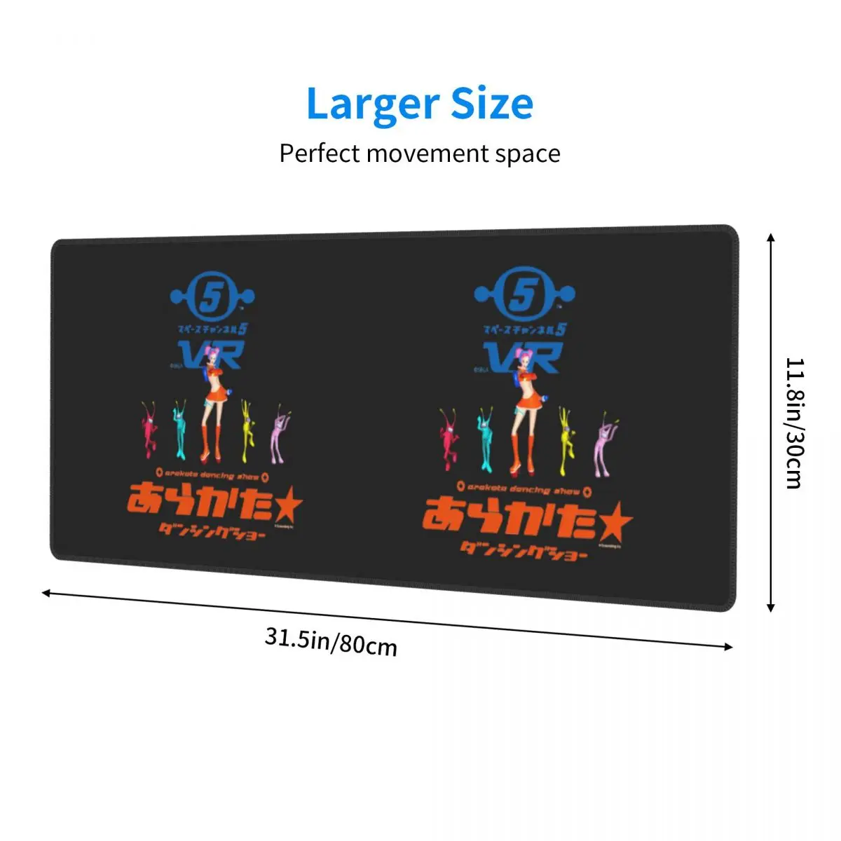 Space Channel 5 Ulalas Swingin Report Show Large Mouse Pad Computer Keyboard Mouse Mat Gamer PC Laptop Desk Mat Table Mats