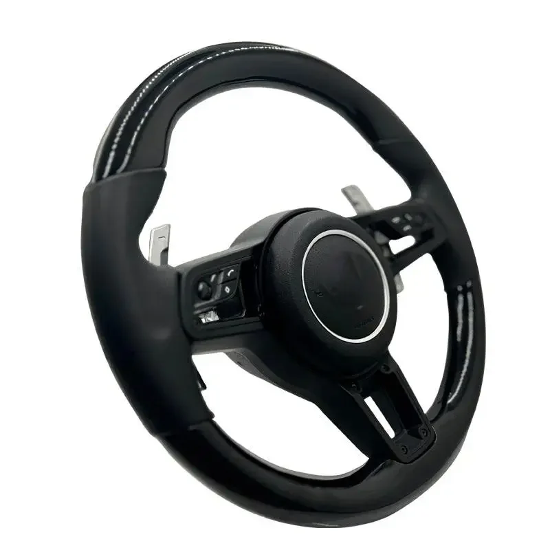 

Upgraded for 9 Cayenpa, Para, 1 Panamera Macan Cayman Cayenne 2004 to 2021 Carbon Fiber Steering Wheels