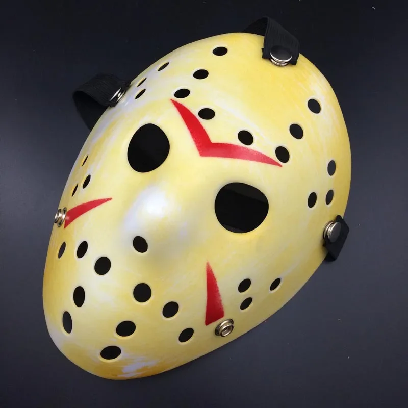 Friday the 13th Jason Voorhees فيلم قناع الهوكي ، قناع مخيف ، أقنعة تأثيري حفلة الهالوين للرجال البالغين ، هدية الرعب