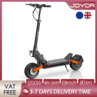 Joyor S8-S-Z Electric Scooter 600W*2 Motor 48V 26Ah Battery 10-inch Tire with Turn Signal Dual Hydraulic Brakes Adult E-Scooter