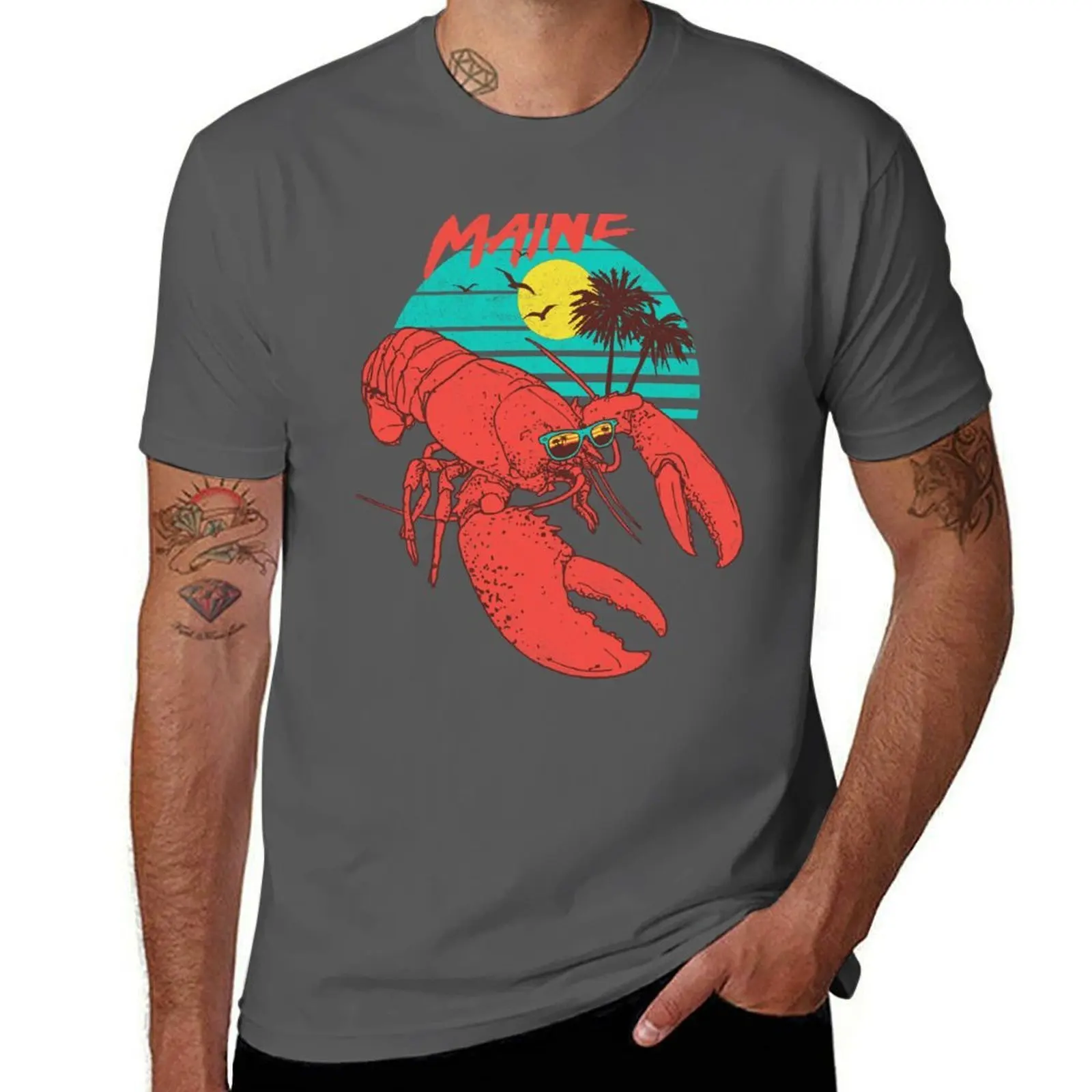 Maine T-Shirt Functional Casual Short Sleeve Tee
