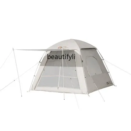 

Exquisite Picnic Park Outdoor Camping Windproof Sun-Proof UV-Proof 4 People's Space Tent Fun Tour