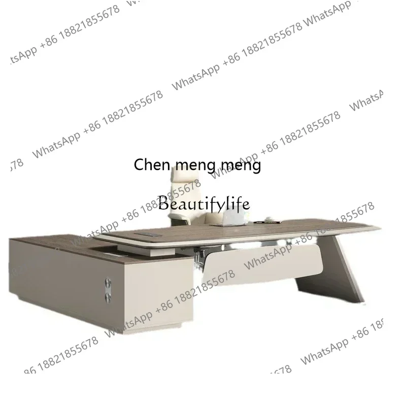 style  Modern office light manager office desk ss 8617
