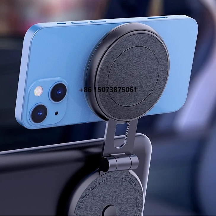 Carregador Magnético Dobrável Sem Fio para Carro com Suporte para Telefone para Model 3/X/Y/S Instalação Fácil