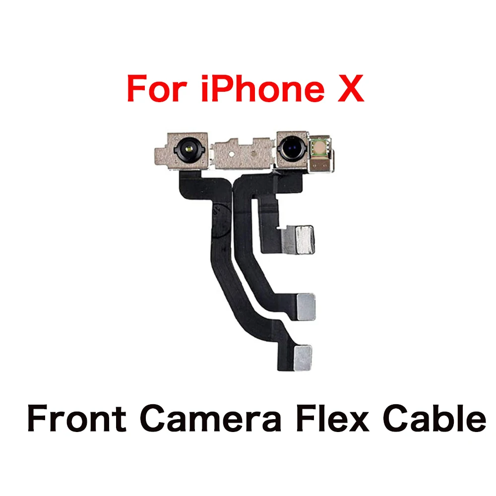 Front Facing Camera With Proximity Sensor Flex Cable Connector Module Replacement For iPhone X XR XS Max NO Face ID