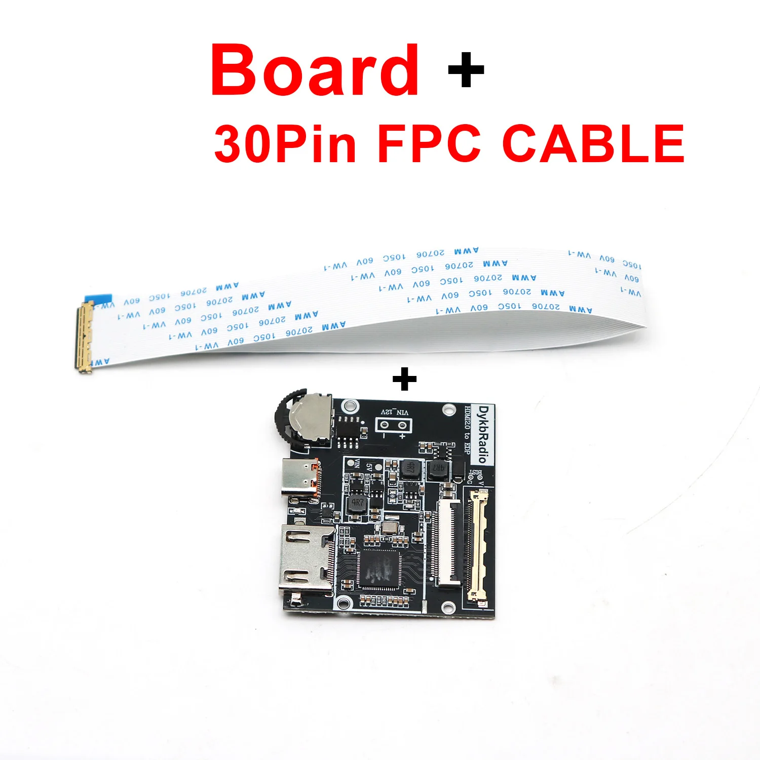 2K/4K HDMI zu EDP LCD Treiberplatine 30PIN / 40PIN Display-Bildschirm-Projektion Tragbarer 10-18,4 Zoll Laptop-Panel-Monitor-Konverter
