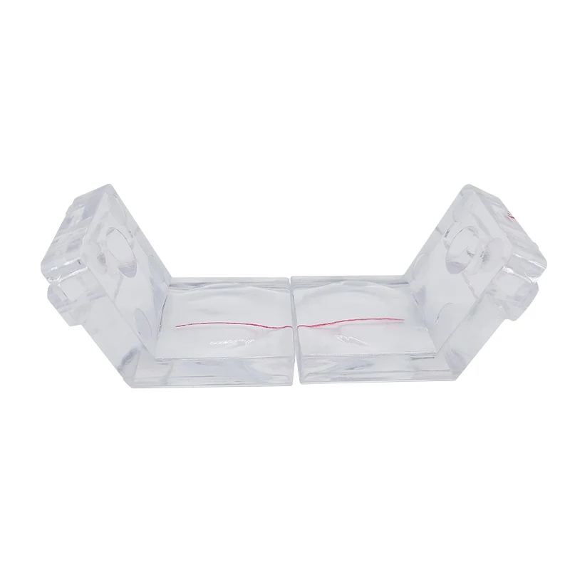 10 قطعة 40*23*6 مللي متر عدسة مكبرة مع ثقب واحد لمنشار طاولة انزلاق