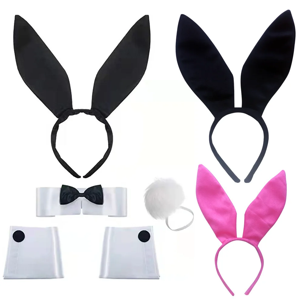 

Cute Cartoon Bunny Ears Headband Easter Party Cosplay Bunny Girl Decorative Props Costume Party Props