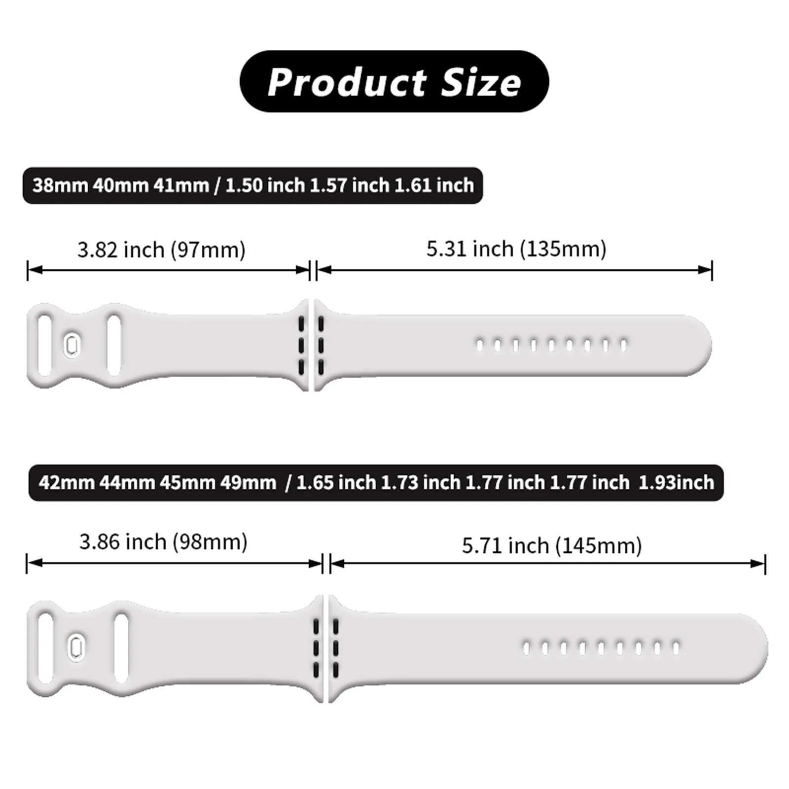 Christmas Love Song Print Strap for iWatch 11 10 9 8 7 Silicone Band Replaceable Bracelet for Apple Watch 46mm 44mm 42mm 41mm
