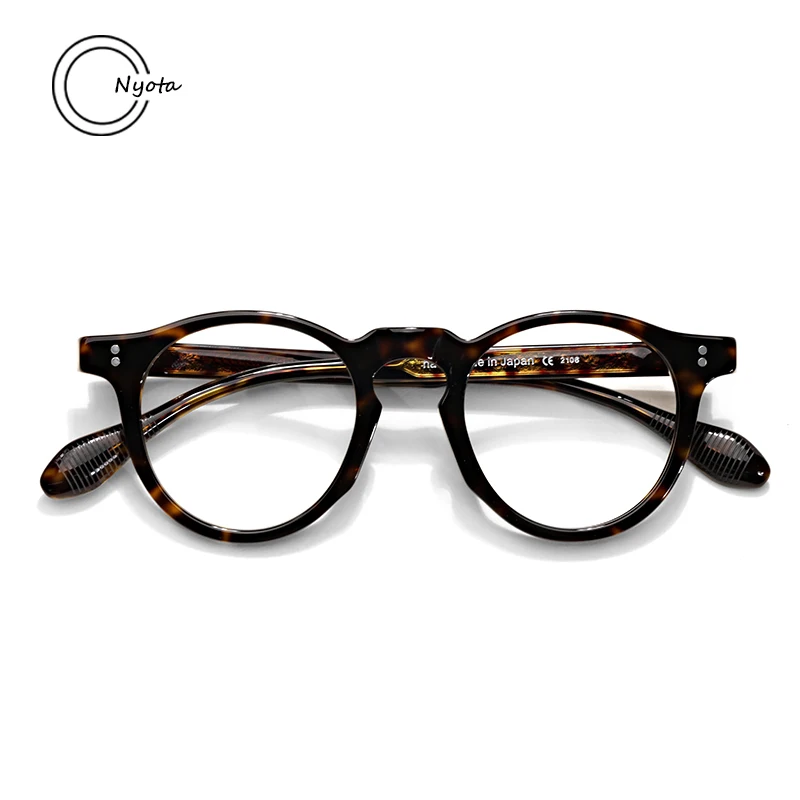 New Acetate Round Glasses Frame Men‘s And Women's Fashion Designer Optical Eyeglasses Myopia Reading Personalized Eyewear