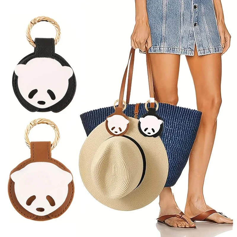 Portable Panda Magnetic Cap Clip Outdoor Hat Storage Anti-loss Clip Hook, Backpack Hanging Accessory