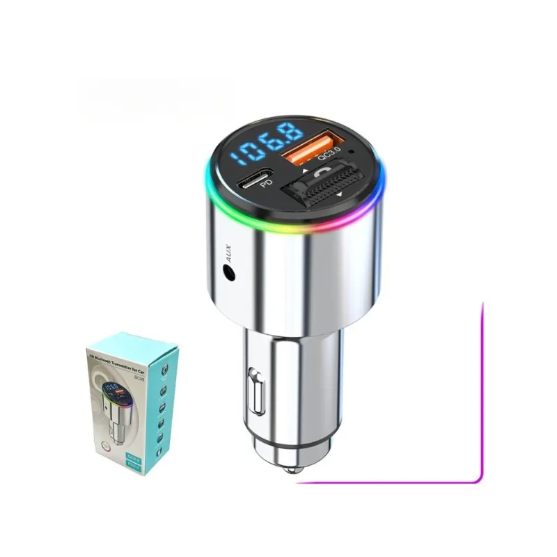 

PD30W для автомобиля MP3-плеер Стерео Автомобильный FM-модулятор Быстрая зарядка QC3.0 AUX-плеер RGB Свет Bluetooth FM-передатчик Громкая связь