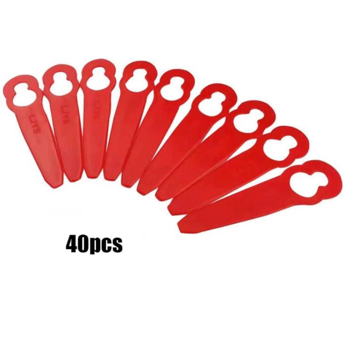 40Pcs Replacement Plastic Blades Accessories for STIHL Polycut 2-2 FSA 45 Lawnmower Trimmer Grass Cutter