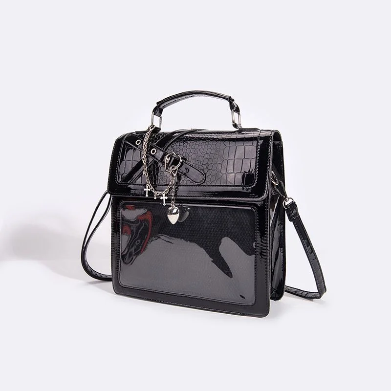 Ita Bag Square Bag Japanese Style School Bag Handbag Shoulder Bag Women Bag High Quality Y2K Bag Transparent Ladies Hand Bags