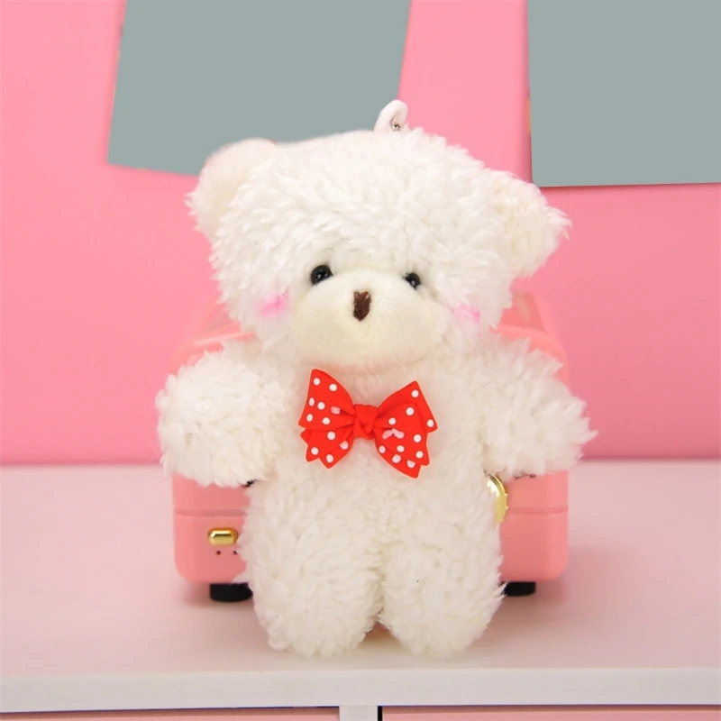 Gấu đáng yêu Plush Bear Bó hoa cưới Búp bê nhồi bông lô trang trí