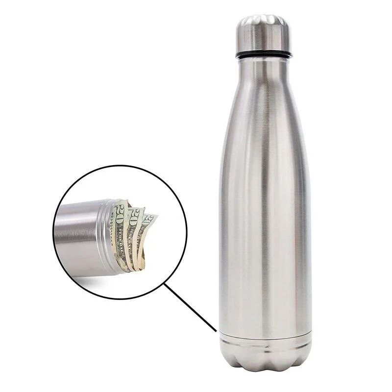 

750ml Water Bottle, Personal Cash Box, Secure Hidden Container, Concealed Storage, Portable Thermos Cup