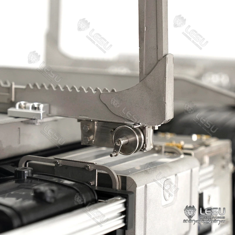 LESU RC Parts Handbetriebene Metallwinde für ferngesteuerte Muldenkipper im Maßstab 1:14, Tamiya Traktoranhänger, DIY-Modell TH16935 – Detail 3