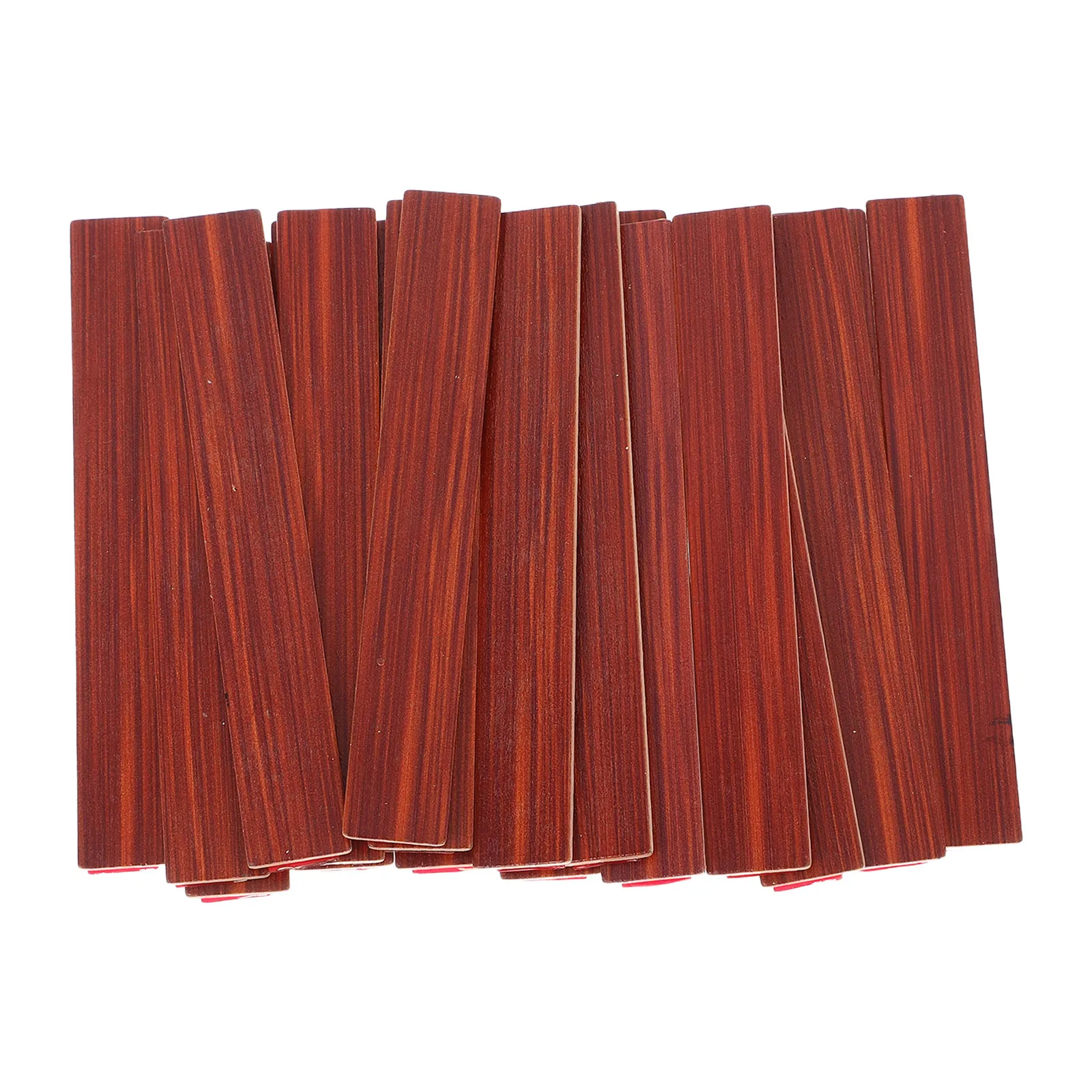 20 قطعة أرضيات خشبية لبيت الدمى بلاط ذاتي اللصق صغير بمقياس 1 12 سهل التركيب أرضية متينة للحبوب الواقعية للمصغرة