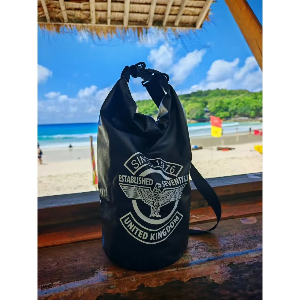 

Многофункциональный водонепроницаемый рюкзак из сухой сумки объемом 20 л, легкий ПВХ для плавания, каяка, путешествий, треккинга, дрифта