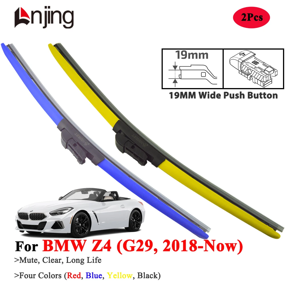 

LNJING Hybrid Wiper Blades For BMW Z4 Roadster G29 2018-Now