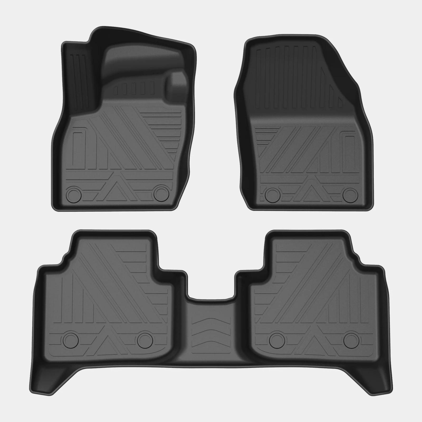 Fit for Volkswagen T-Cross 2018~2025 VW TCross Trunk Backrest Pad TPE Car Floor Mats