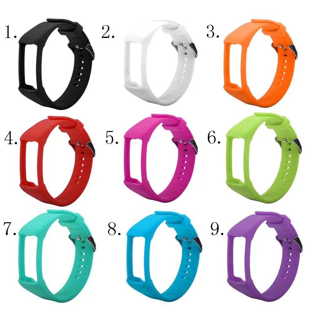 Replacement Wrist Band Strap Durable Silicone Watch Strap for Polar A360 A370 GPS Smart Fitness Tracker