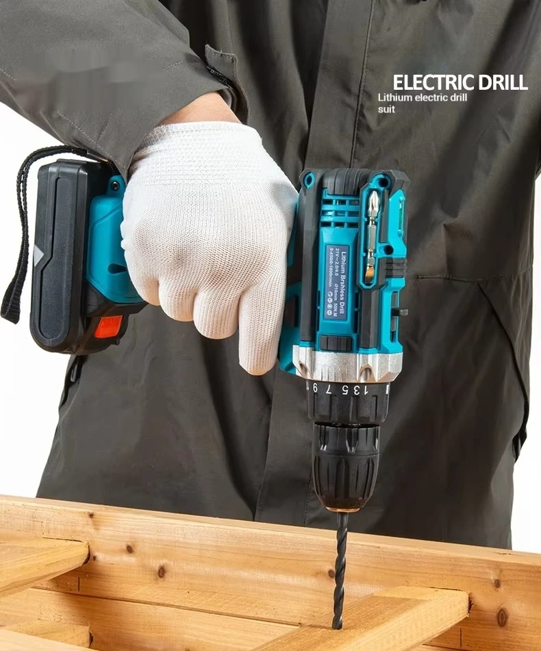 Electric Drill Driver Household Power Tool Set Case Box Bag Hand Tool Hardware