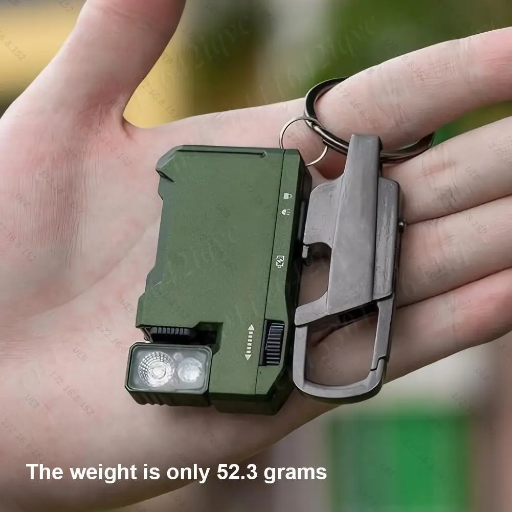 

G5 EDC Flashlight 400Lumens Portable Mini Pocket Flashlights Magnet 3 Mode EDC Flashlights USB Rechargeable Torch Light Headlamp